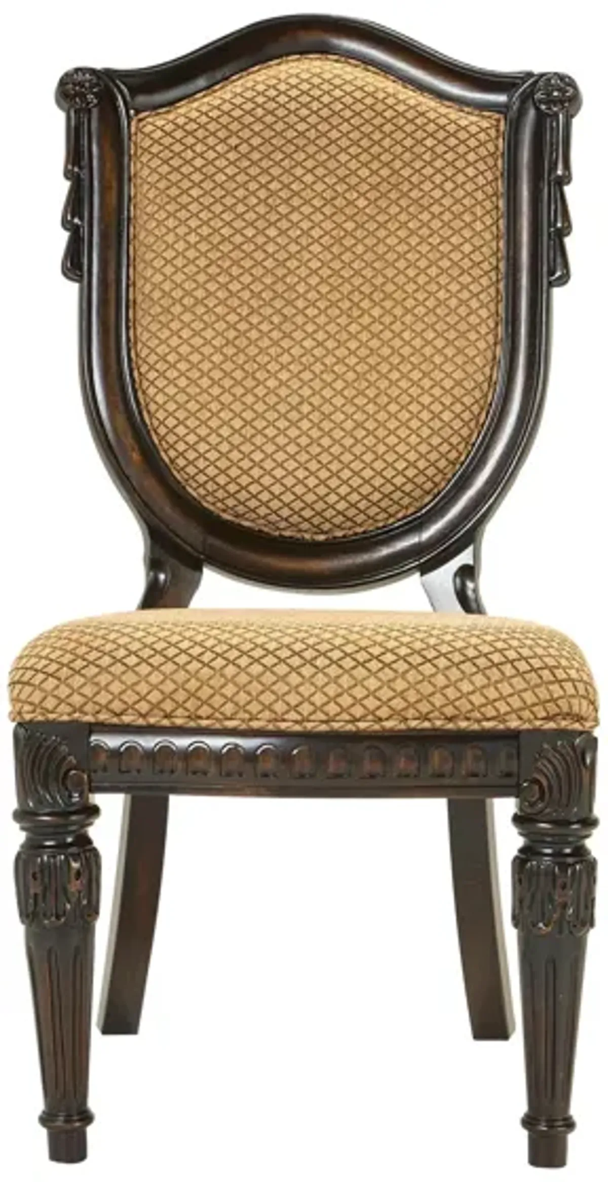 Bradford Heights Upholstered Side Chair in Gold by Bellanest