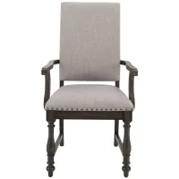 Montane Dining Armchair in Charcoal Brown by Homelegance