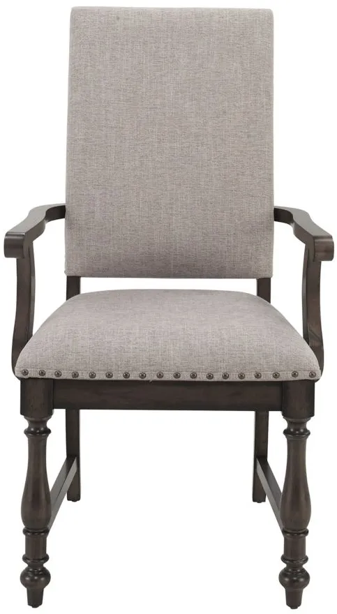Montane Dining Armchair in Charcoal Brown by Homelegance