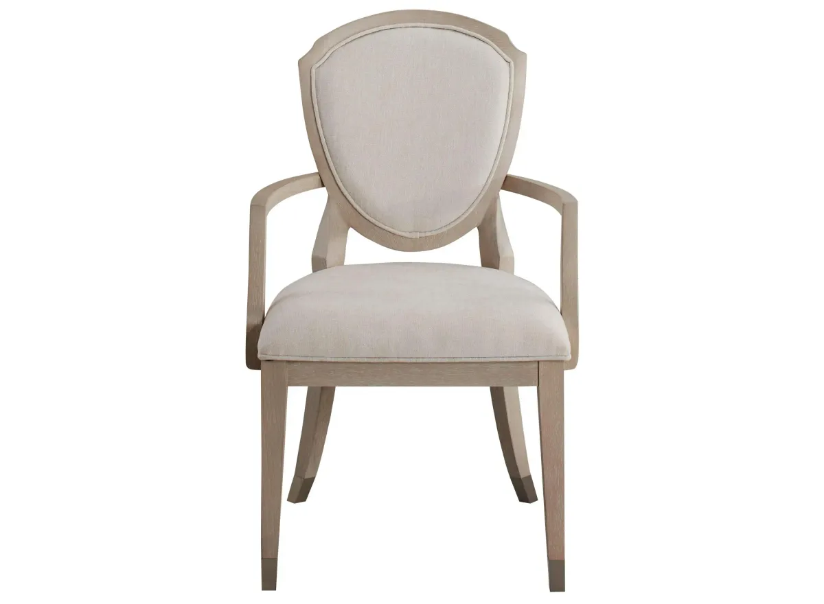 Francesca Arm Chair in Ivory by Bellanest