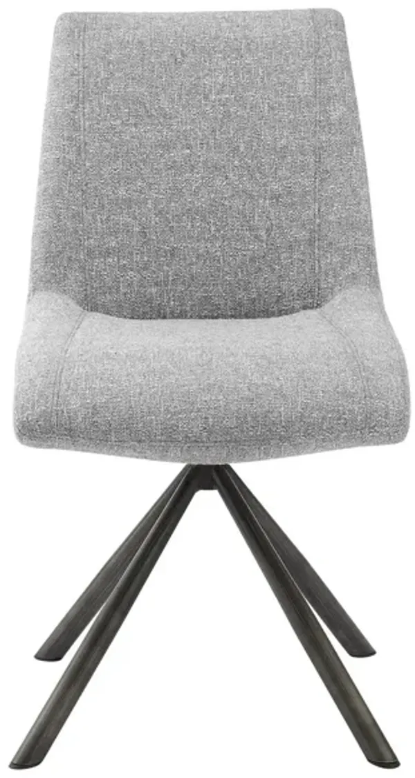 Viona Fabric Swivel Dining Side Chair (Set of 2)