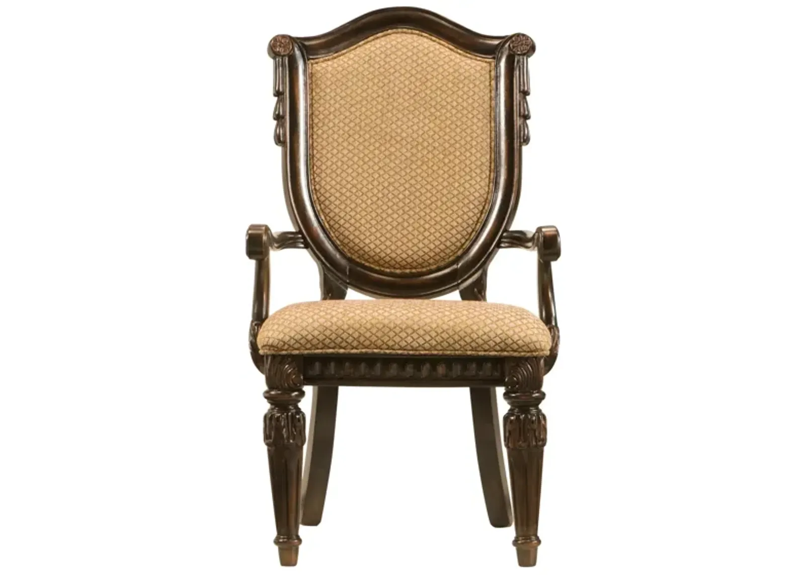 Bradford Heights Upholstered Armchair in Gold by Bellanest