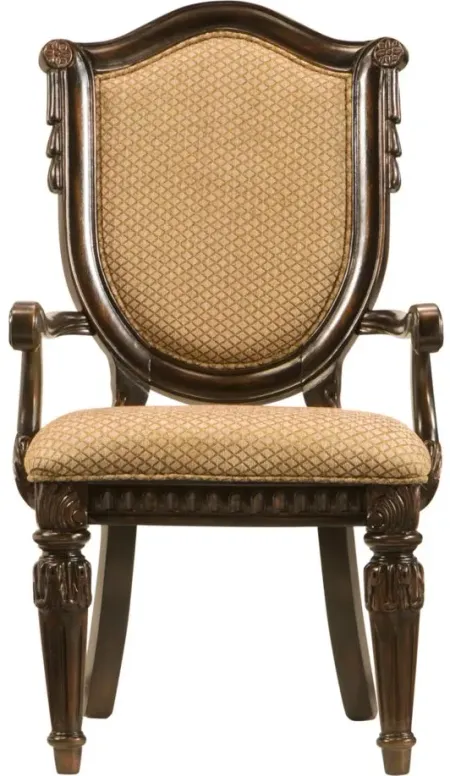 Bradford Heights Upholstered Armchair in Gold by Bellanest