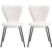 Thibideaux Dining Chair (Set of 2) in Ivory by Zuo Modern