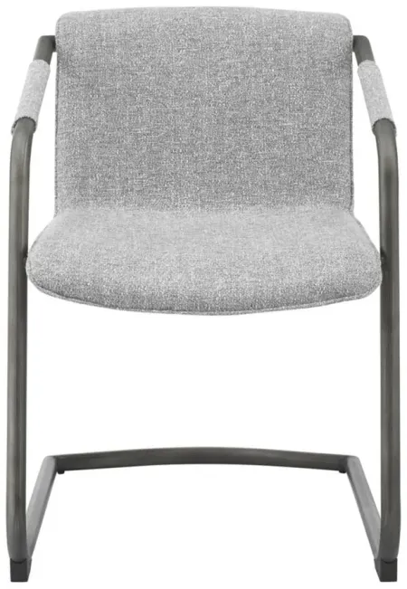 Indy Fabric Dining Side Chair in Blazer Light Gray by New Pacific Direct