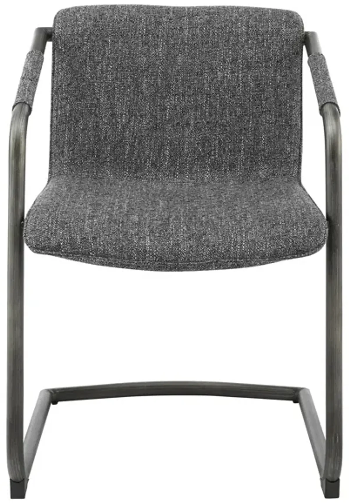 Indy Fabric Dining Side Chair in Blazer Dark Gray by New Pacific Direct