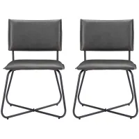 Grantham Dining Chair (Set of 2) in Vintage Gray by Zuo Modern