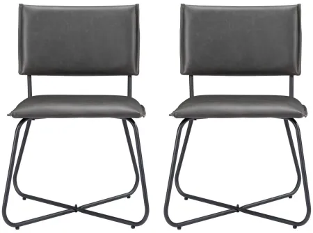 Grantham Dining Chair (Set of 2) in Vintage Gray by Zuo Modern