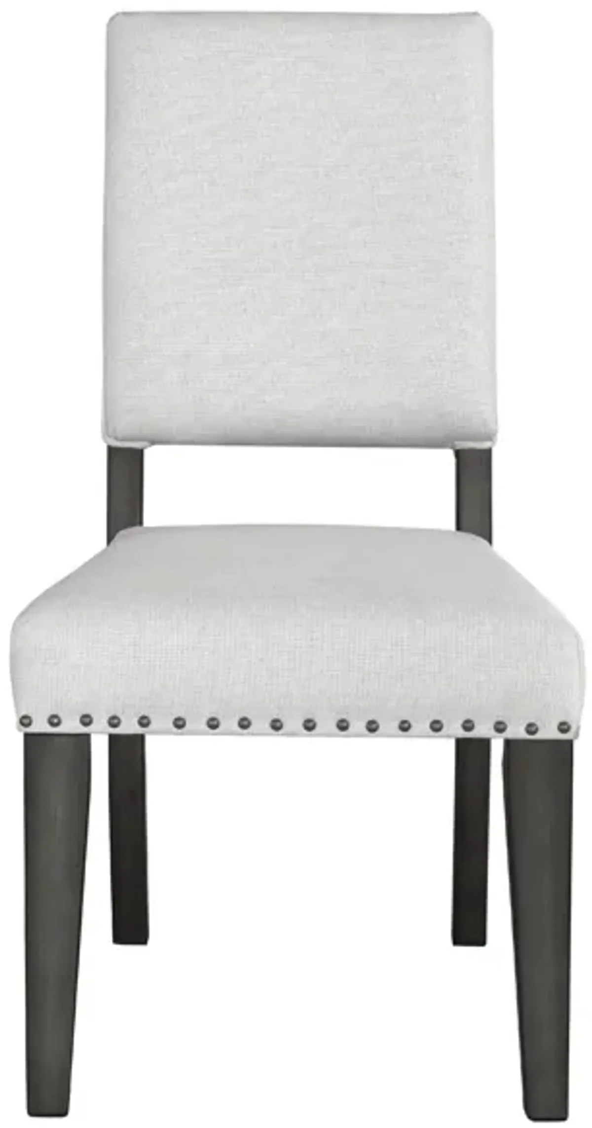 Lenox Upholstered Side Chair in Gray by Samuel Lawrence