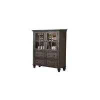 Eastlane China Cabinet in Weathered Gray by Sunset Trading