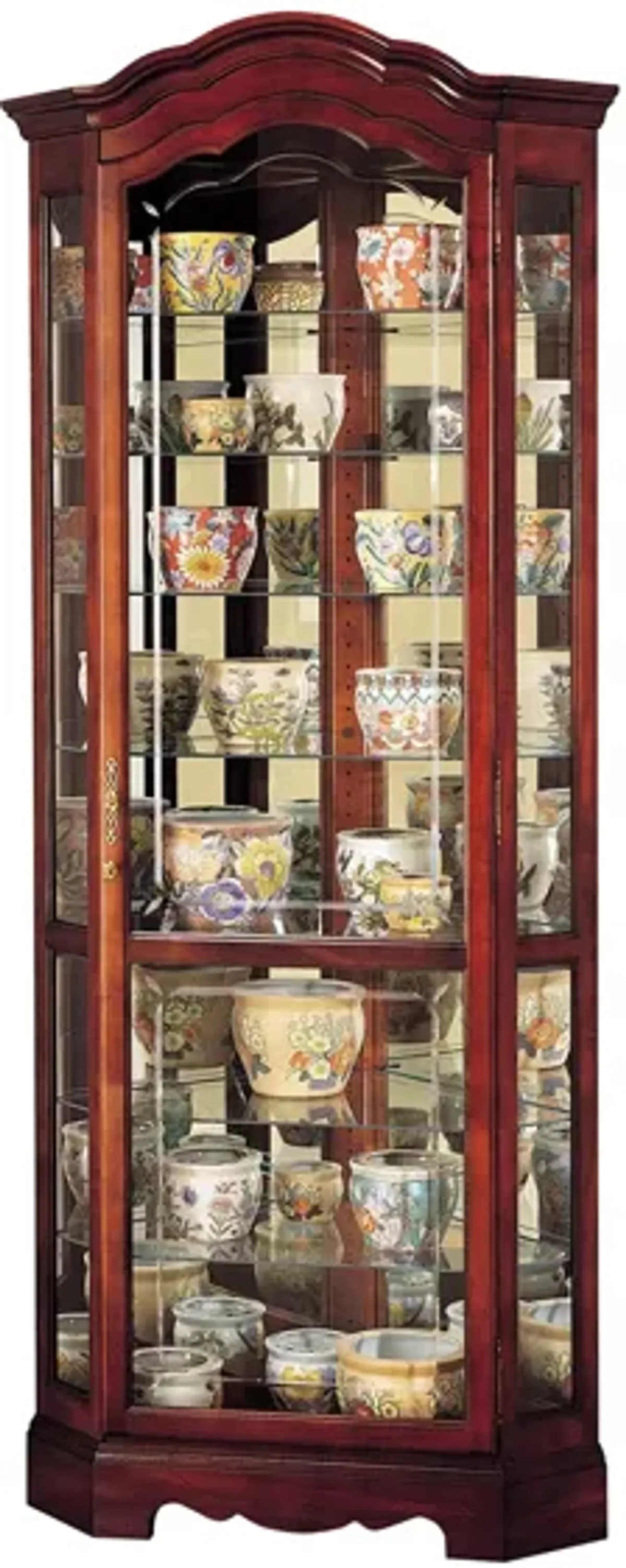 Jamestown Corner Curio Cabinet