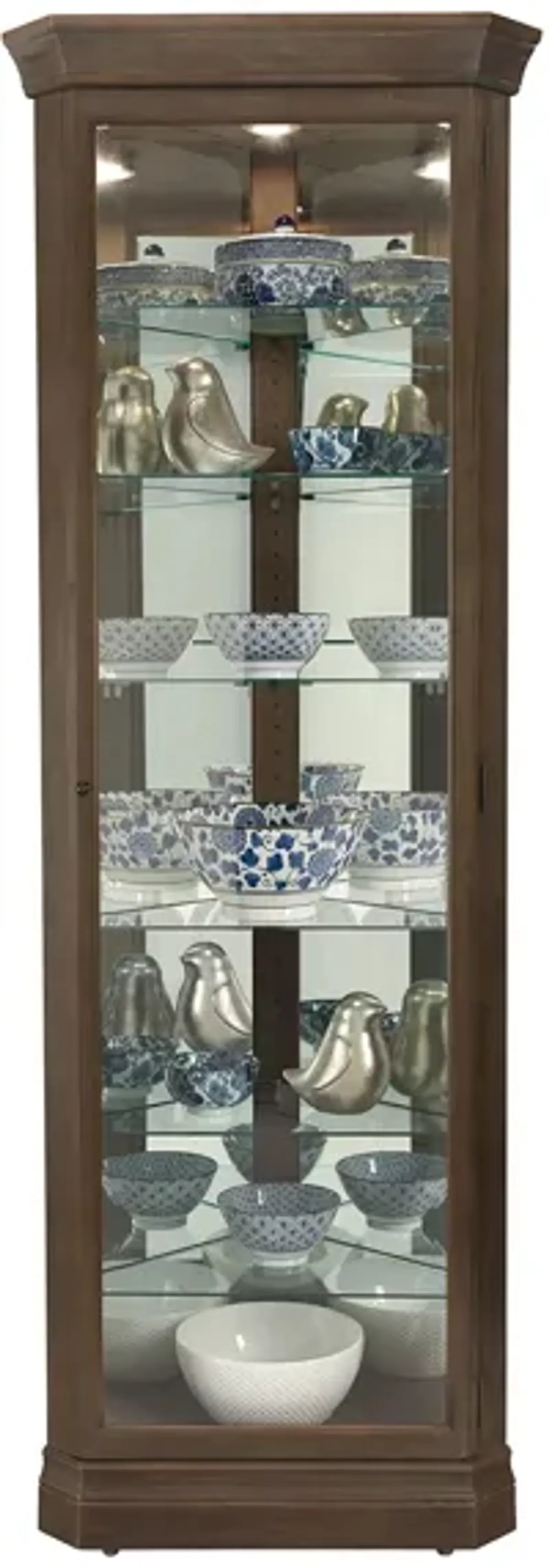 Delia Corner Curio Cabinet