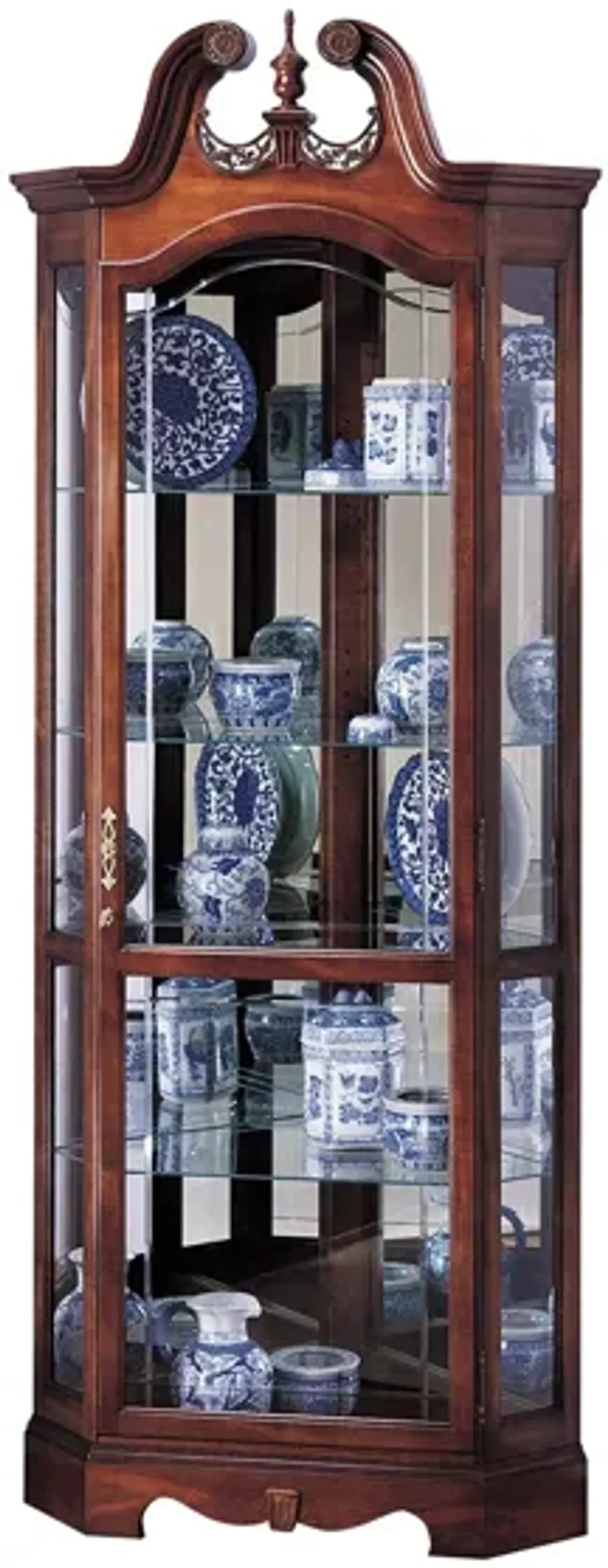 Berkshire Corner Curio Cabinet