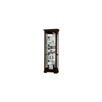 Saloman Curio Cabinet in Black Coffee by Howard Miller Clock