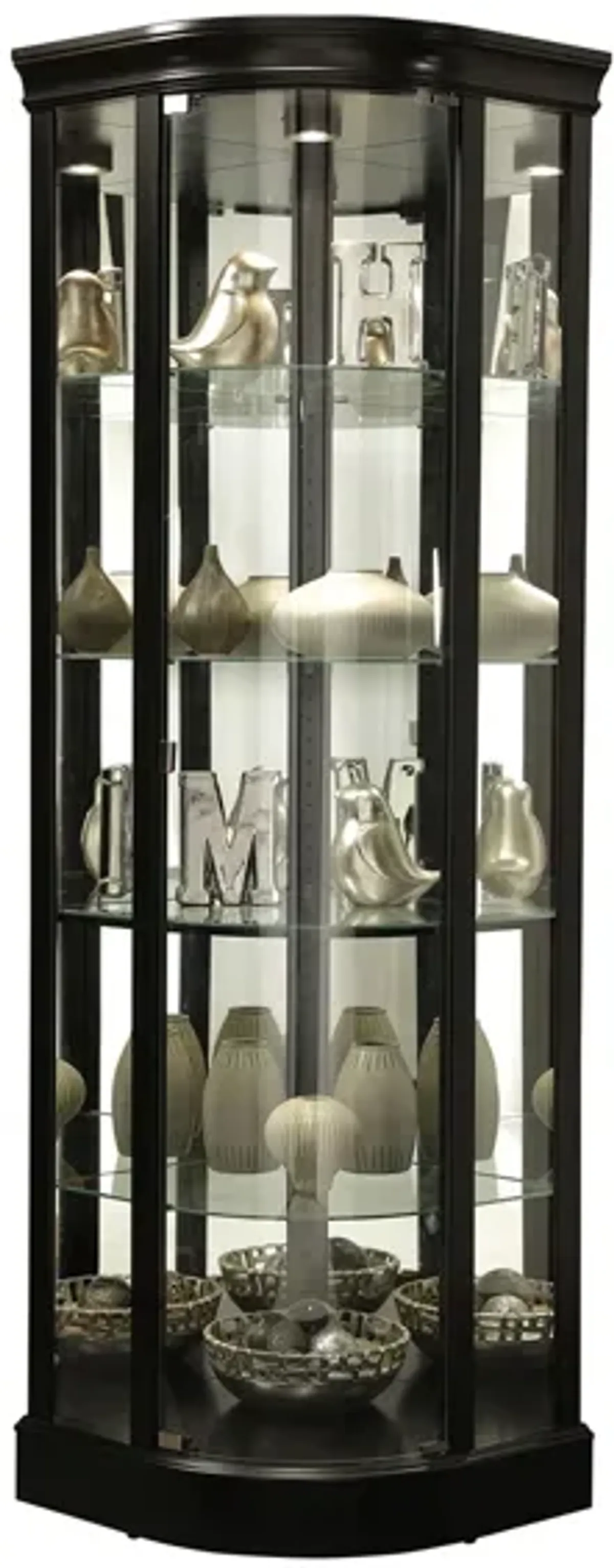 Marlowe Corner Curio Cabinet