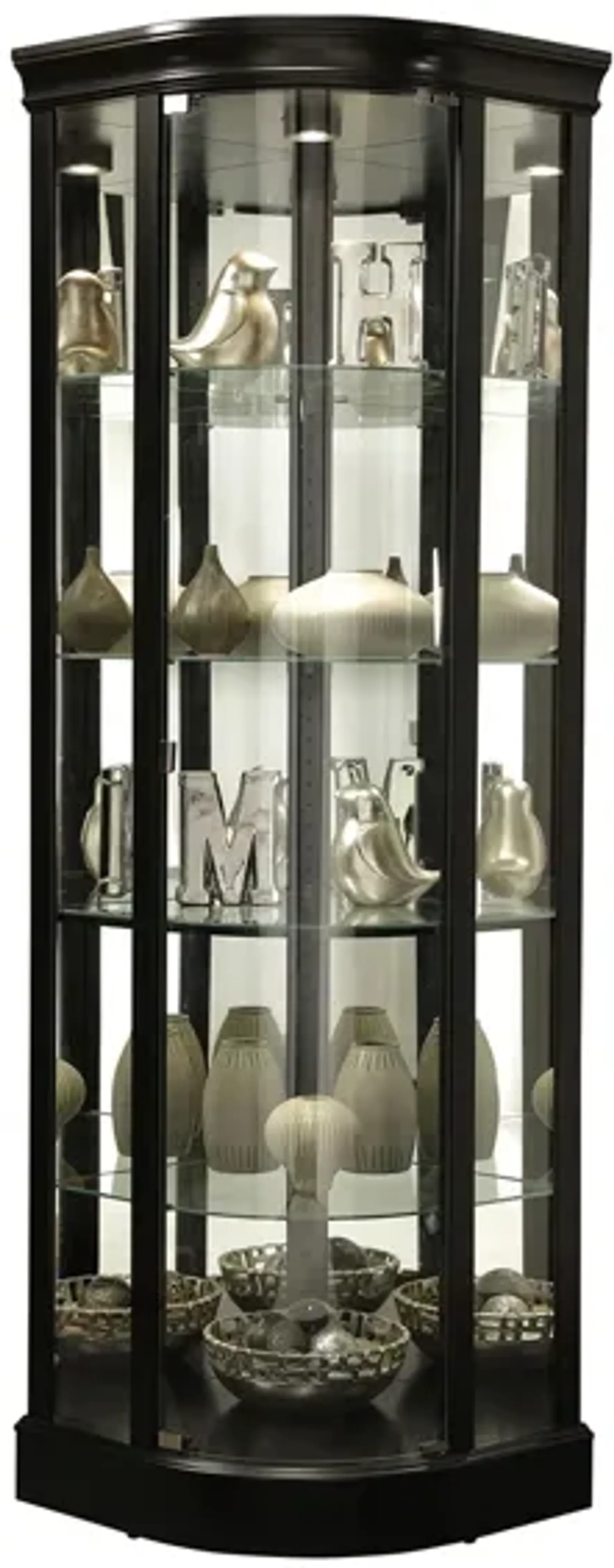 Marlowe Corner Curio Cabinet