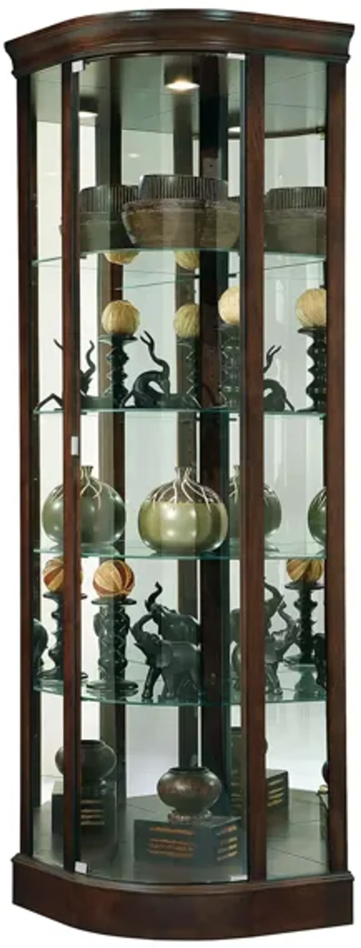 Marlowe Corner Curio Cabinet