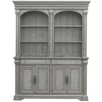 Madison Ridge Server and Hutch in Gray by Bellanest.