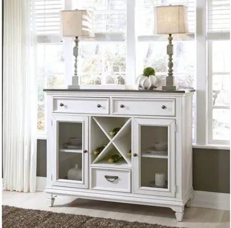 Allyson Park Buffet in Wirebrushed White by Liberty Furniture