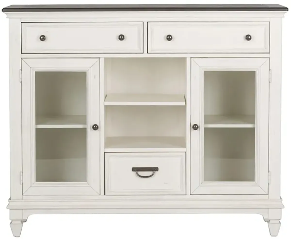 Allyson Park Buffet in Wirebrushed White by Liberty Furniture