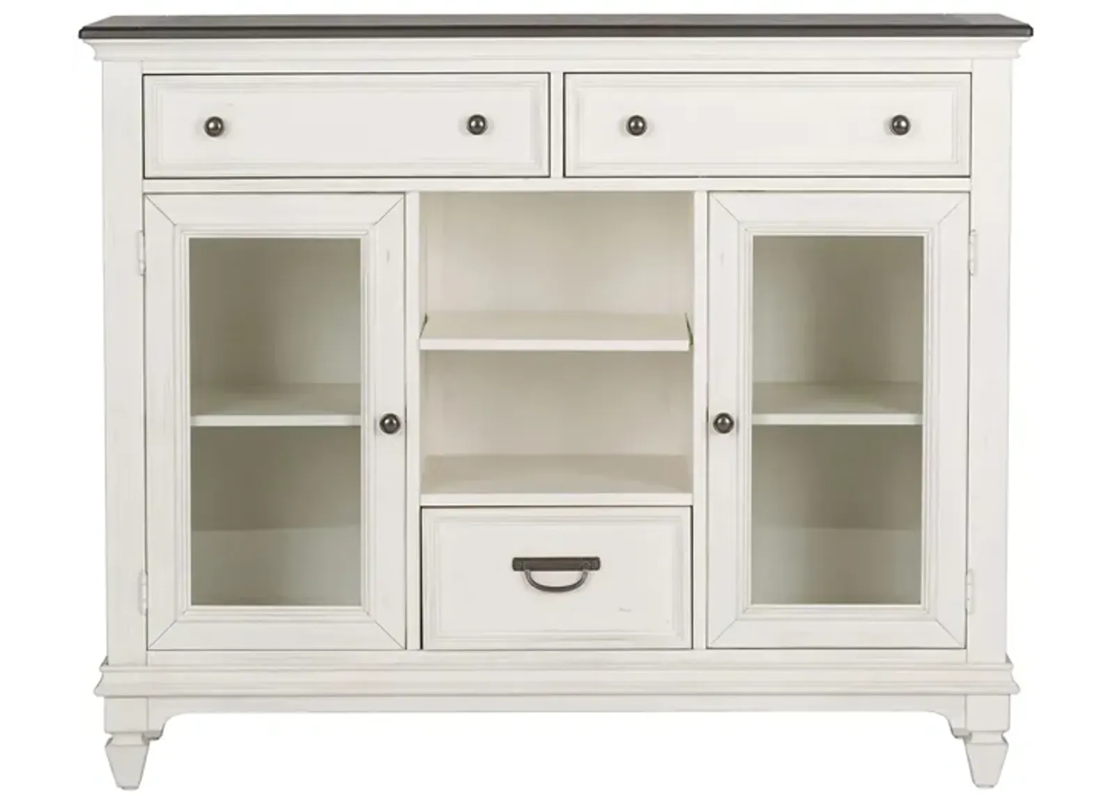 Allyson Park Buffet in Wirebrushed White by Liberty Furniture