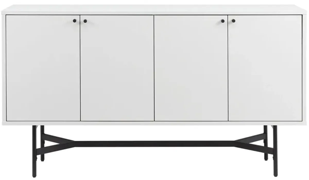 Richmond Buffet Table in White by Hudson & Canal