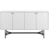 Richmond Buffet Table in White by Hudson & Canal