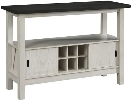 Maribelle Sideboard in Antique White and Gray by Crown Mark