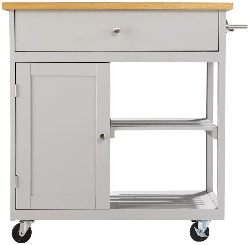 Southend Kitchen Cart in Green by SEI Furniture