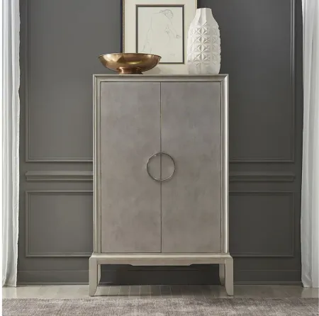 Montage Bar Cabinet in Platinum by Liberty Furniture