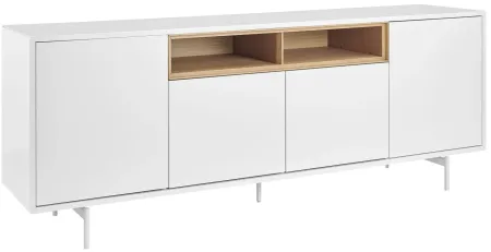 Bodie 79" Sideboard in White by EuroStyle