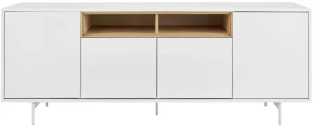 Bodie 79" Sideboard in White by EuroStyle