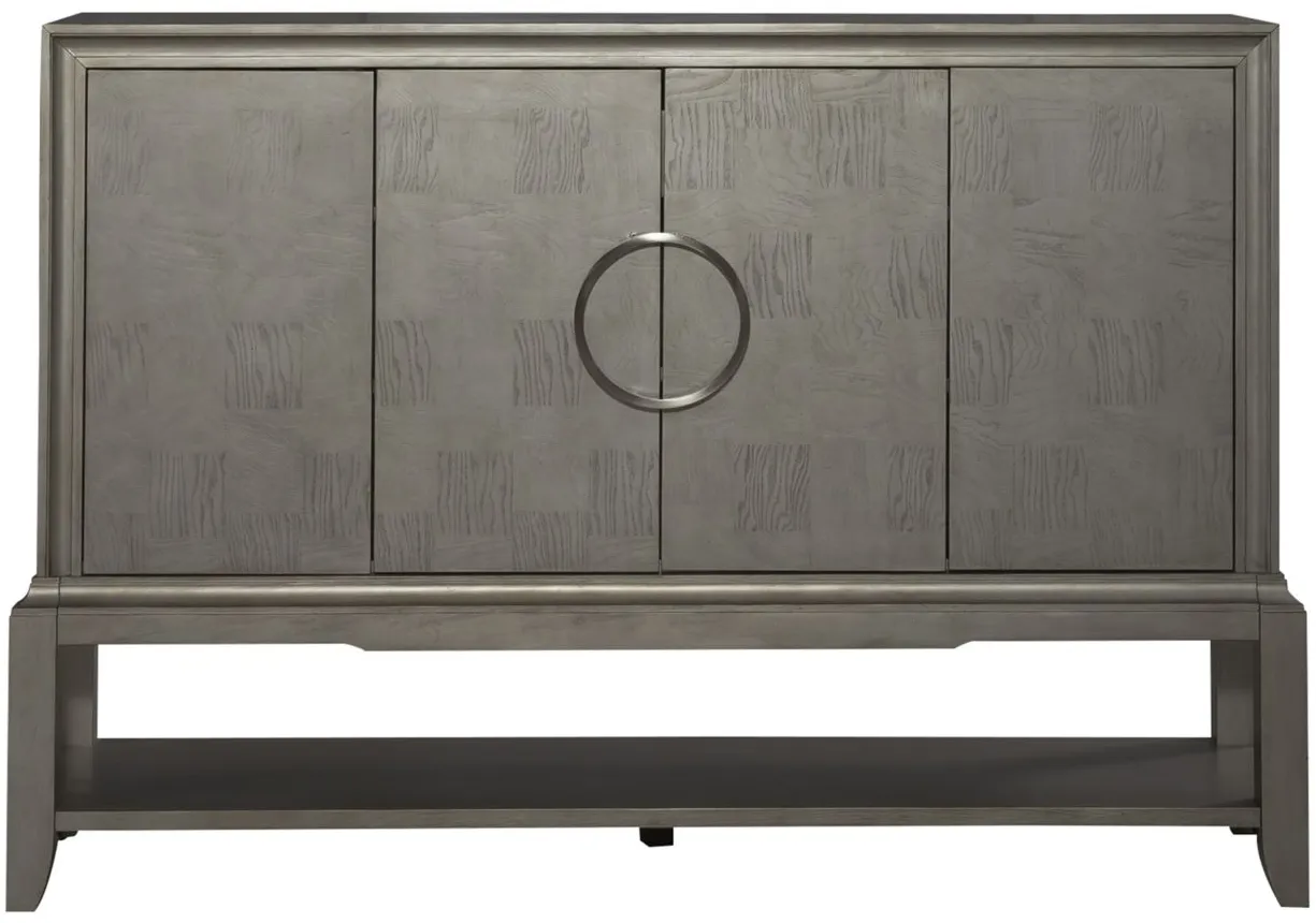 Montage 4 Door Server in Platinum by Liberty Furniture