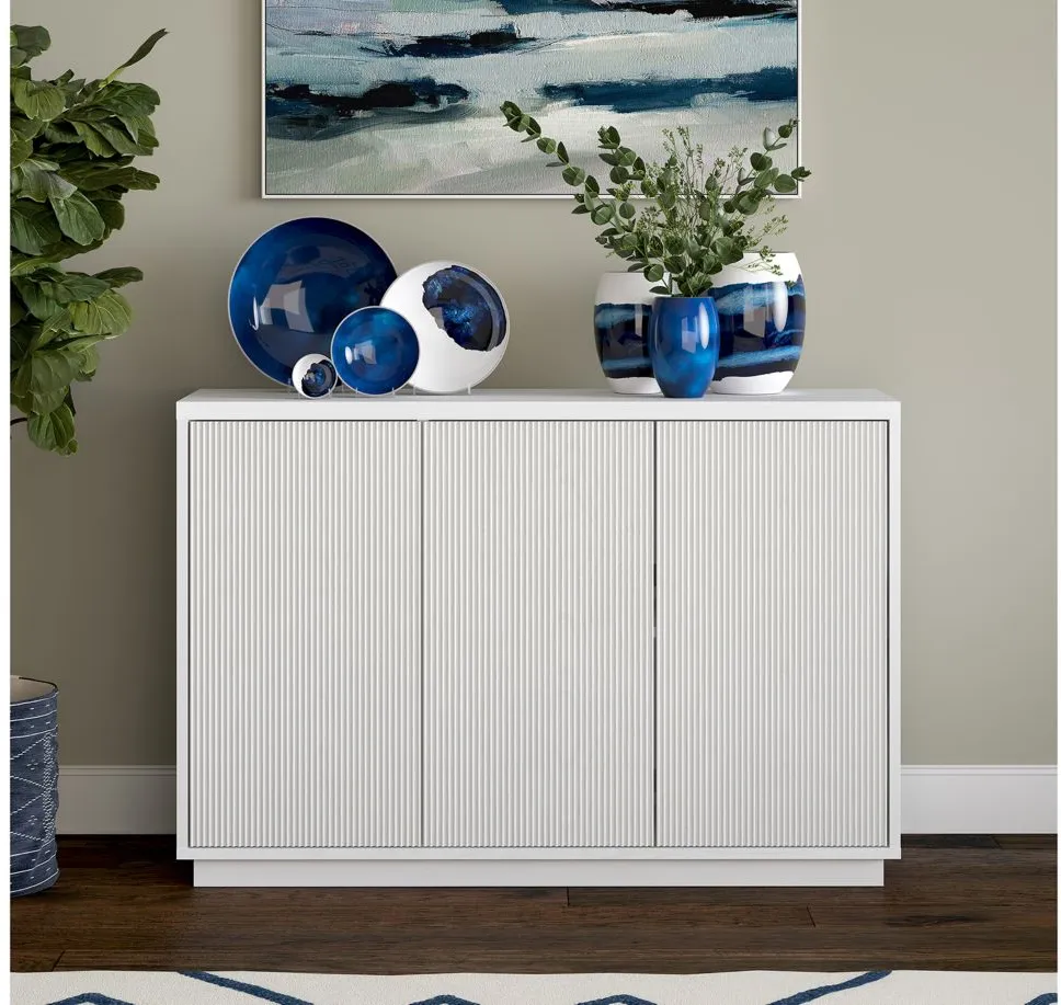 Alston Buffet Table in White by Hudson & Canal