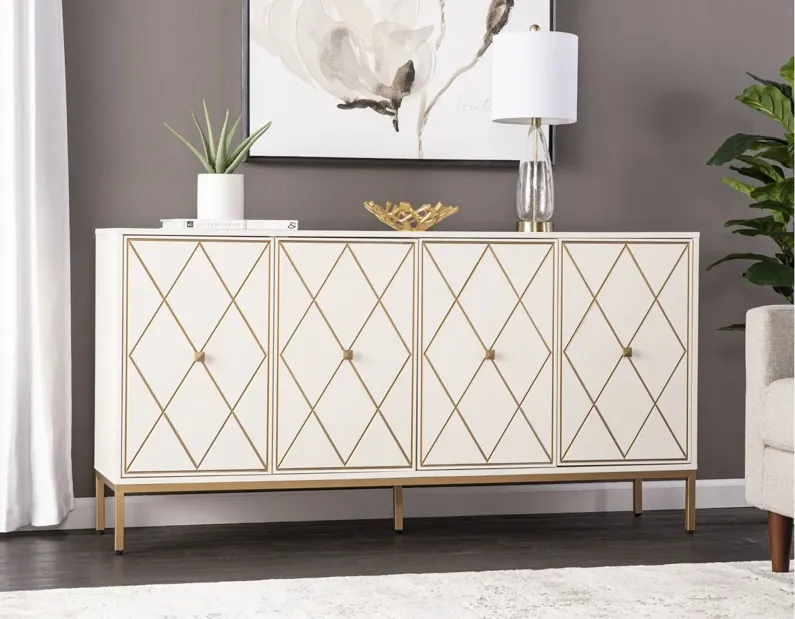 Austin Sideboard Cabinet in White by SEI Furniture