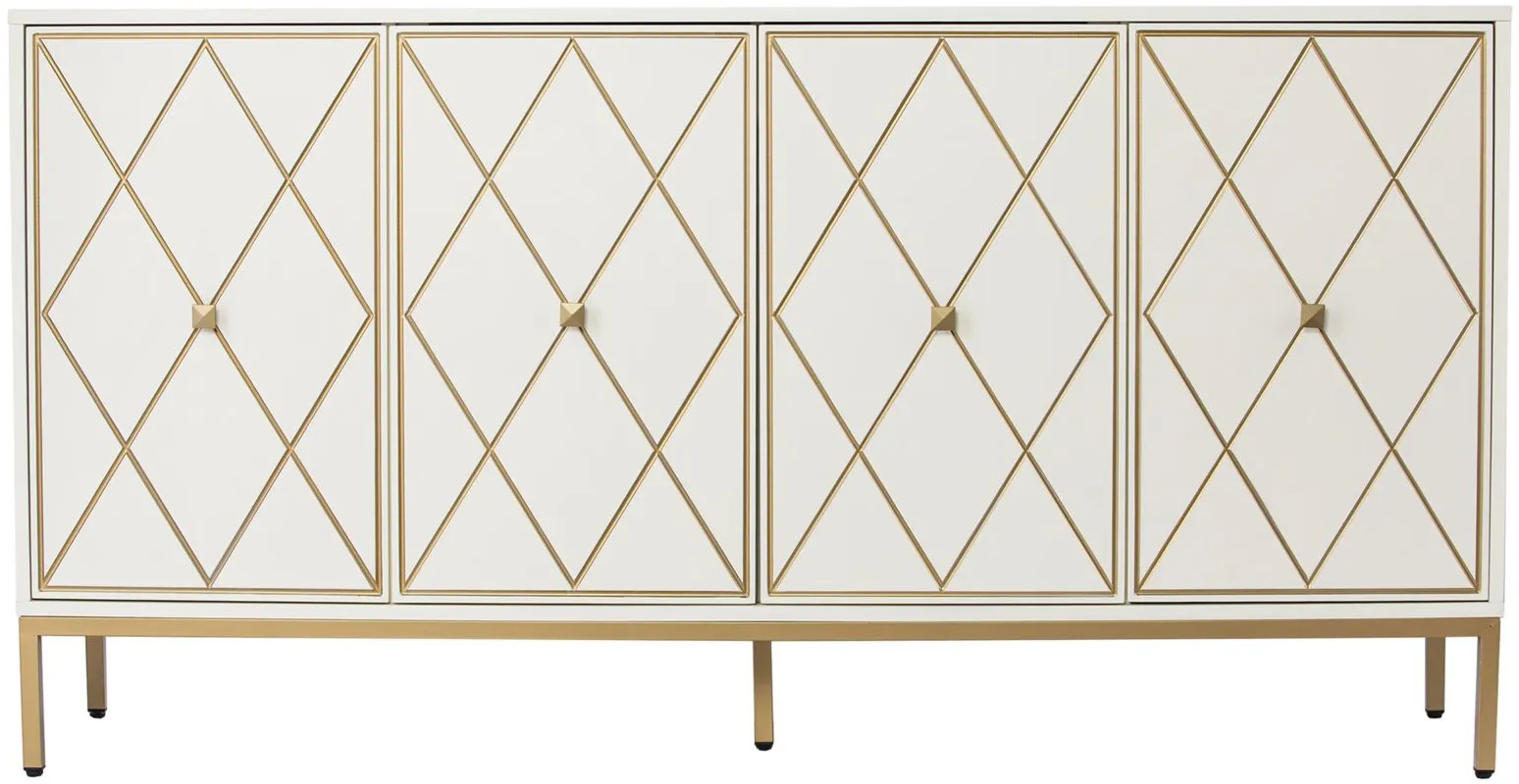 Austin Sideboard Cabinet in White by SEI Furniture