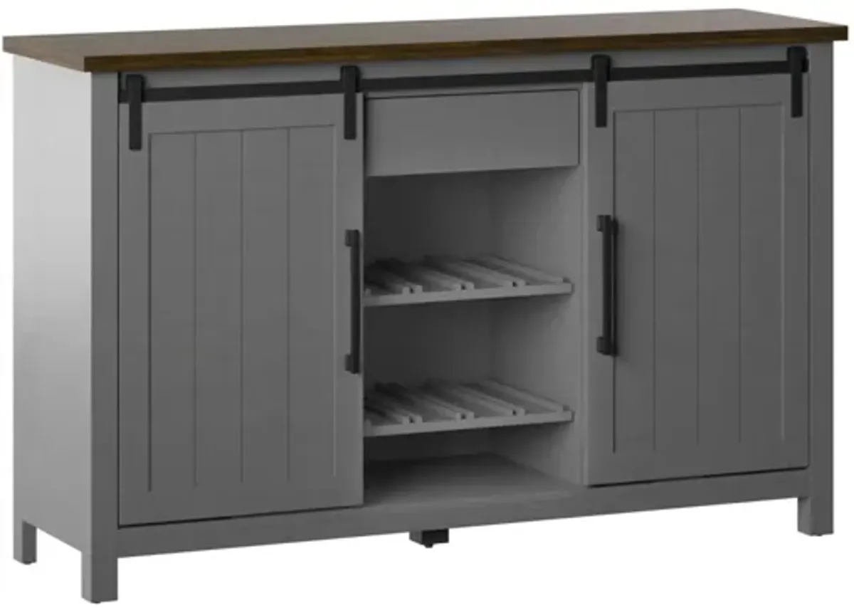Chanel Sideboard with Frosted Glass Doors