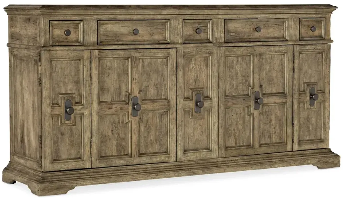 La Grange Holman Buffet in Barn Wood by Hooker Furniture