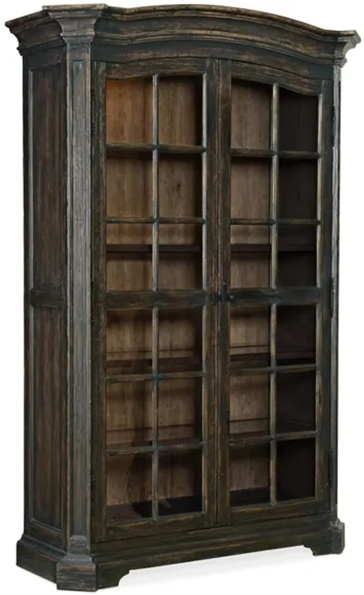 La Grange Mullins Prairie Display Cabinet in Antique Varnish by Hooker Furniture