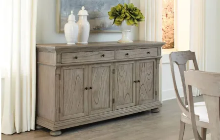 Wellington Estates Dining Buffet in WELLINGTON DRIFTWOOD by Hekman Furniture Company
