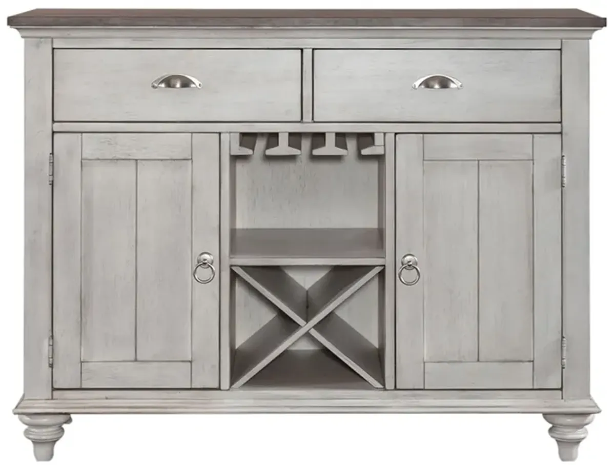 Ocean Isle Buffet in Antique White by Liberty Furniture