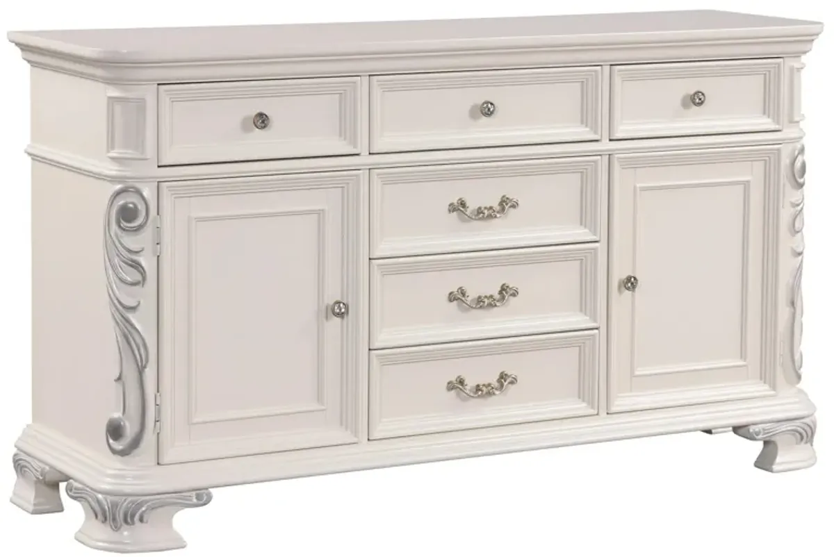 Victoria Buffet in PEARL by Cosmos Furniture