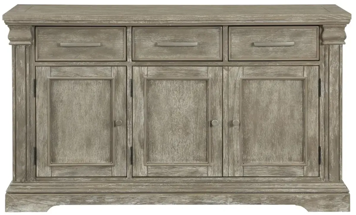 Balin Dining Room Server in Brownish Gray by Homelegance