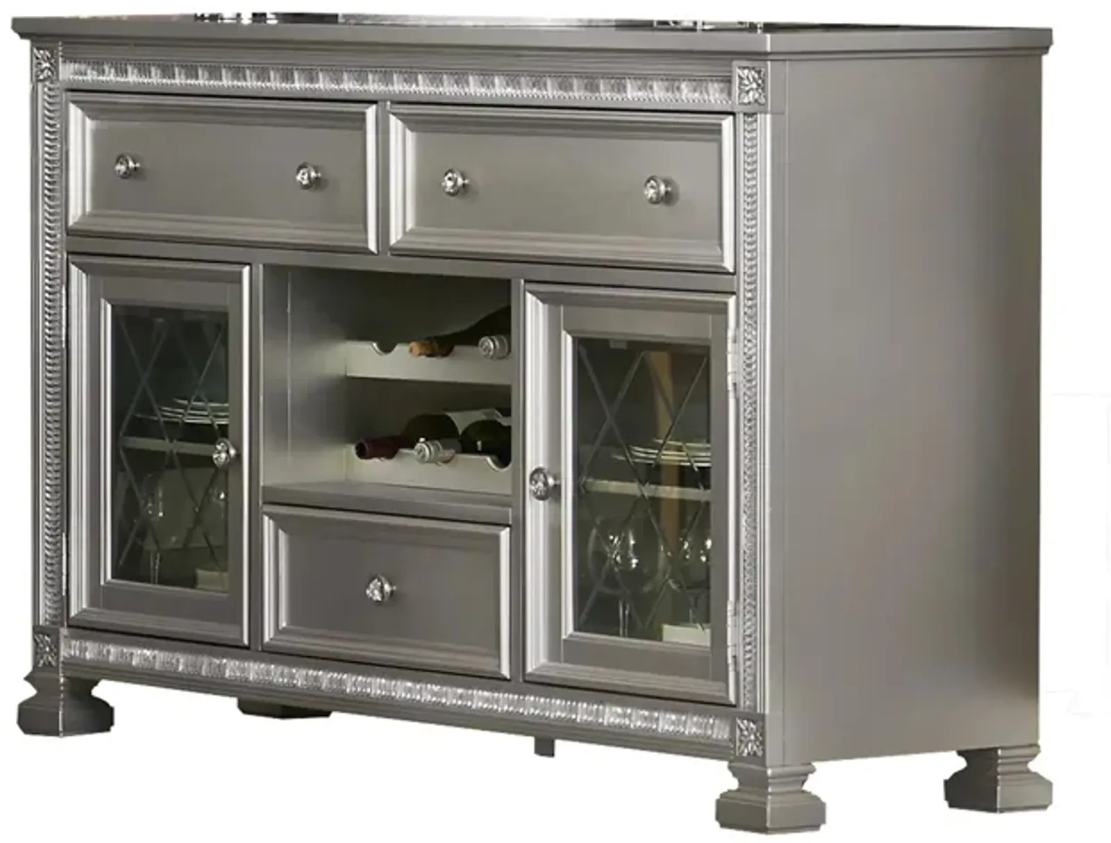 Florentina Server W/ Wine Storage