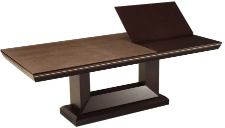 Callister Dining Table Protector in Pecan / Brown by International Table Pads