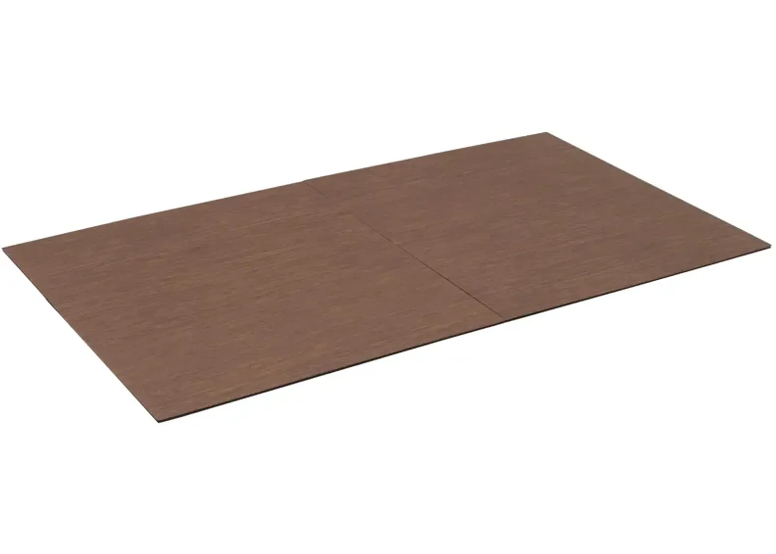 Coventry Dining Table Protector in Oak/Brown Felt by International Table Pads