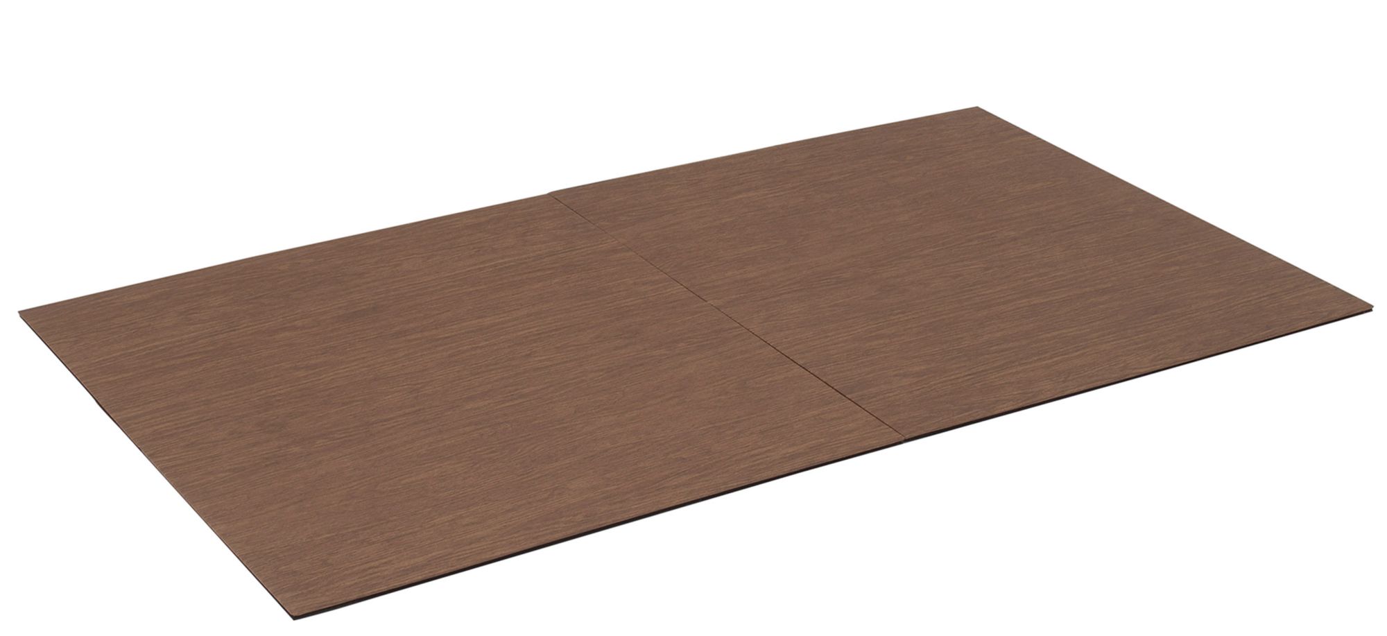 Coventry Dining Table Protector in Oak/Brown Felt by International Table Pads
