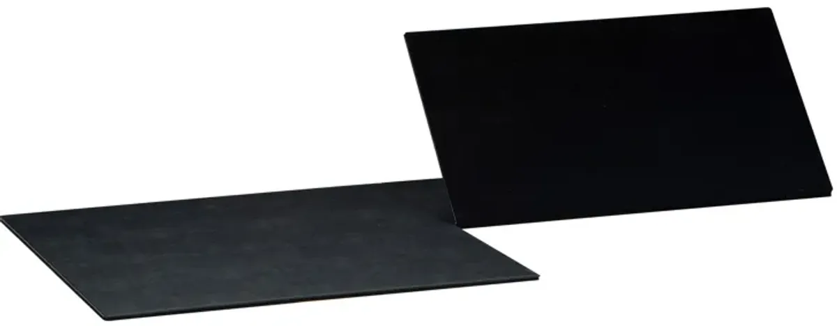 Halloway Dining Table Protector in Black / Black by International Table Pads