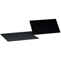 Halloway Dining Table Protector in Black / Black by International Table Pads