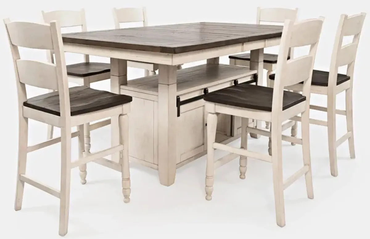 Madison County 7pc. Dining Set in Vintage White by Jofran